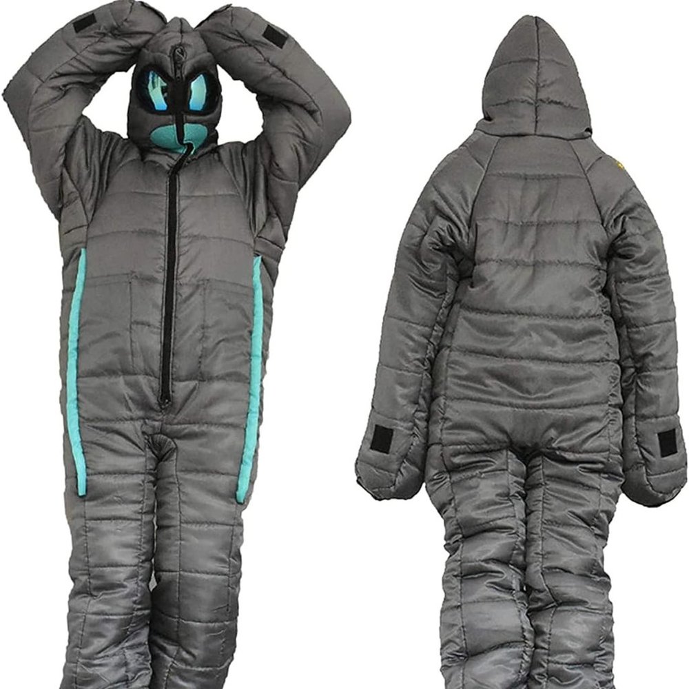 🆕 Alien Wearable full body sleeping bag Outdoor Lightweight  -    Size Medium